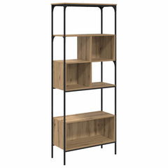 vidaXL Bookcase 7-Tier 76 x 33 x 188.5 cm Engineered Wood Artisan Oak 2