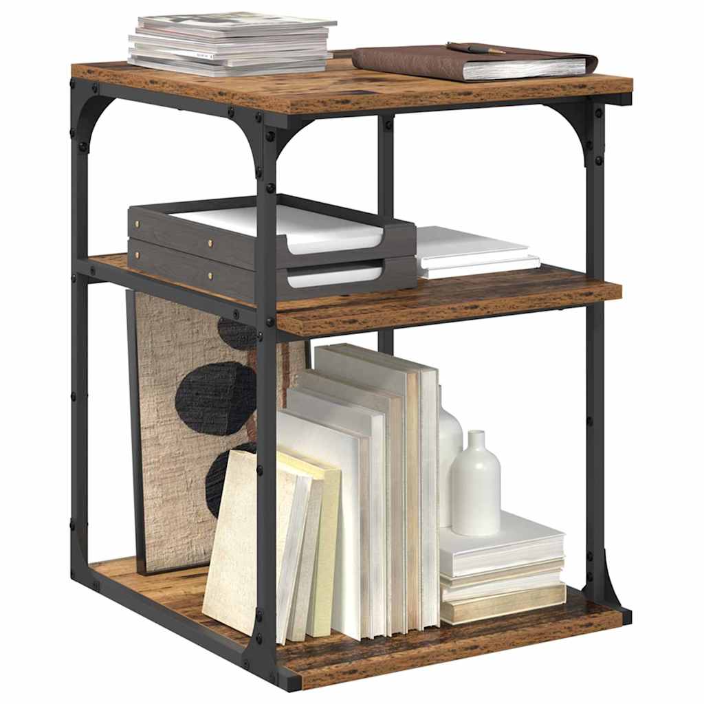vidaXL Printer Stand Old Wood 43 x 48 x 64 cm Engineered Wood 4