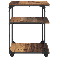 vidaXL Printer Stand Old Wood 43 x 48 x 64 cm Engineered Wood 6