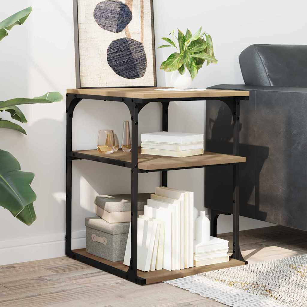 vidaXL Printer Stand Artisan Oak 43 x 48 x 64 cm Engineered Wood 5