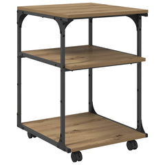 vidaXL Printer Stand Artisan Oak 43 x 48 x 64 cm Engineered Wood 2