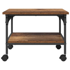 vidaXL Printer Stand Old Wood 50 x 40 x 38 cm Engineered Wood 6