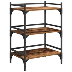 vidaXL Kitchen Trolley Old Wood 50 x 35 x 75.5 cm Engineered Wood 5