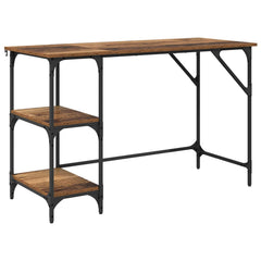 vidaXL Desk Old Wood 120 x 50 x 75 cm Engineered Wood 2