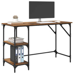 vidaXL Desk Old Wood 120 x 50 x 75 cm Engineered Wood 3