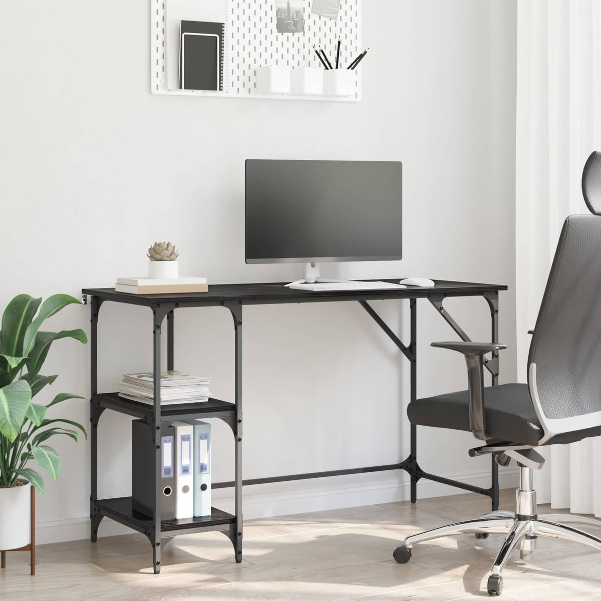 vidaXL Desk 120 x 50 x 75 cm Engineered Wood
