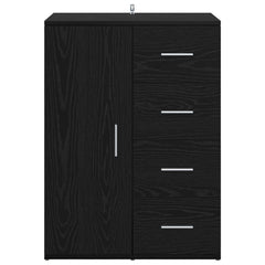 Sideboard 59 x 39 x 80 cm Engineered Wood Black oak