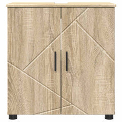 vidaXL Bathroom Cabinet Sonoma Oak 61 x 35 x 64 cm 6