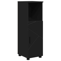 vidaXL Bathroom Cabinet Black 30 x 35 x 95 cm Engineered wood, Metal 2
