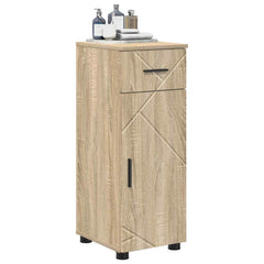 vidaXL Bathroom Cabinet Sonoma Oak 30 x 35 x 80 cm 3