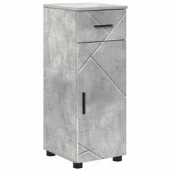 vidaXL Bathroom Cabinet Concrete Grey 30 x 35 x 80 cm 2
