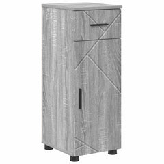 vidaXL Bathroom Cabinet Grey Sonoma 30 x 35 x 80 cm 2