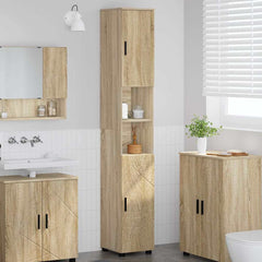 Bathroom Cabinet 30 x 35 x 192 cm Sonoma oak
