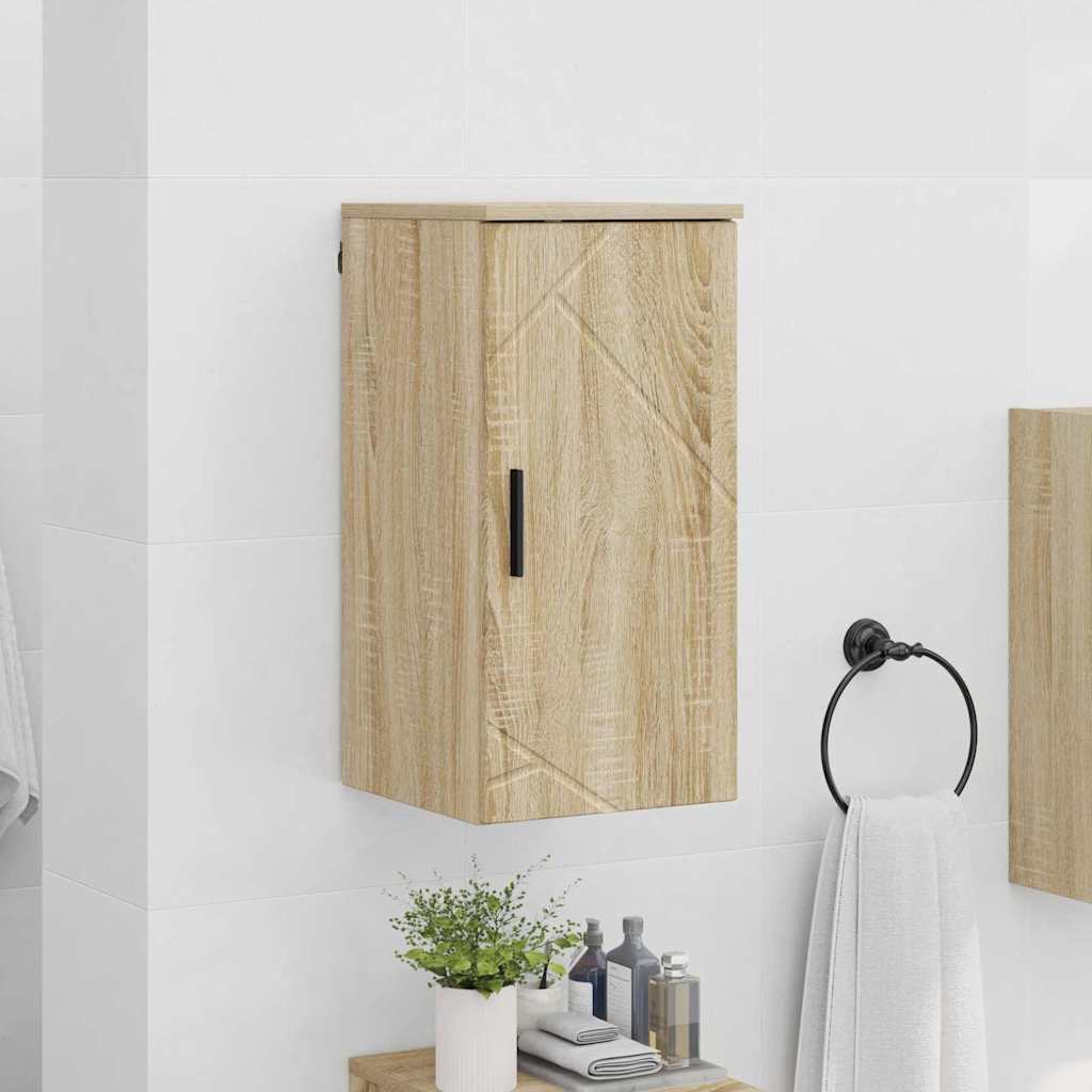 vidaXL Bathroom Cabinet Sonoma Oak 30 x 31.5 x 61 cm 4