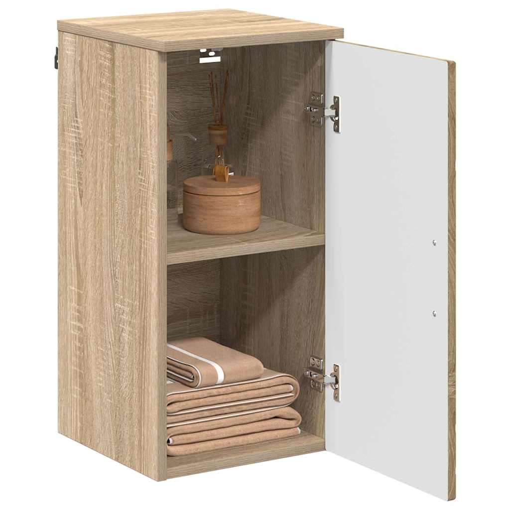 vidaXL Bathroom Cabinet Sonoma Oak 30 x 31.5 x 61 cm 3