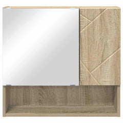 vidaXL Mirror Cabinet Sonoma Oak 59 x 17 x 55 cm Engineered Wood 6