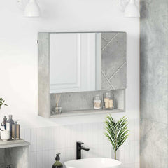 vidaXL Mirror Cabinet 59 x 17 x 55 cm Engineered Wood