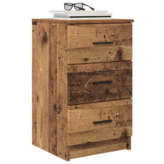 vidaXL Bedside Cabinet Old wood 38 x 38 x 66 cm Engineered wood 3