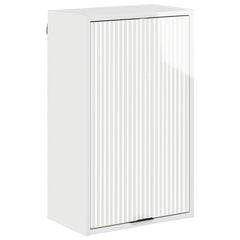 vidaXL Bathroom Cabinet High Gloss White 39 x 23.5 x 65 cm 2