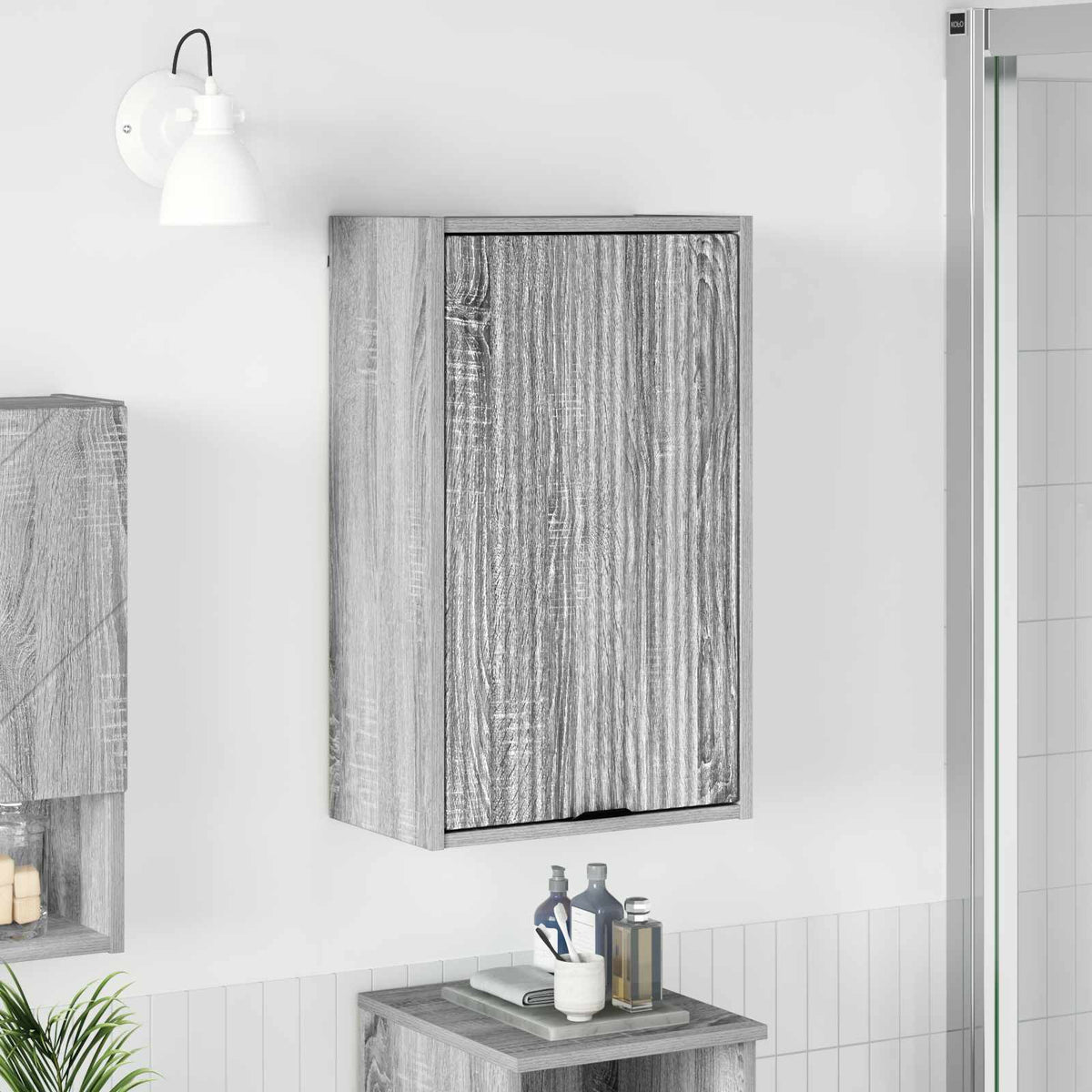 Bathroom Cabinet 39 x 23.5 x 65 cm Grey sonoma