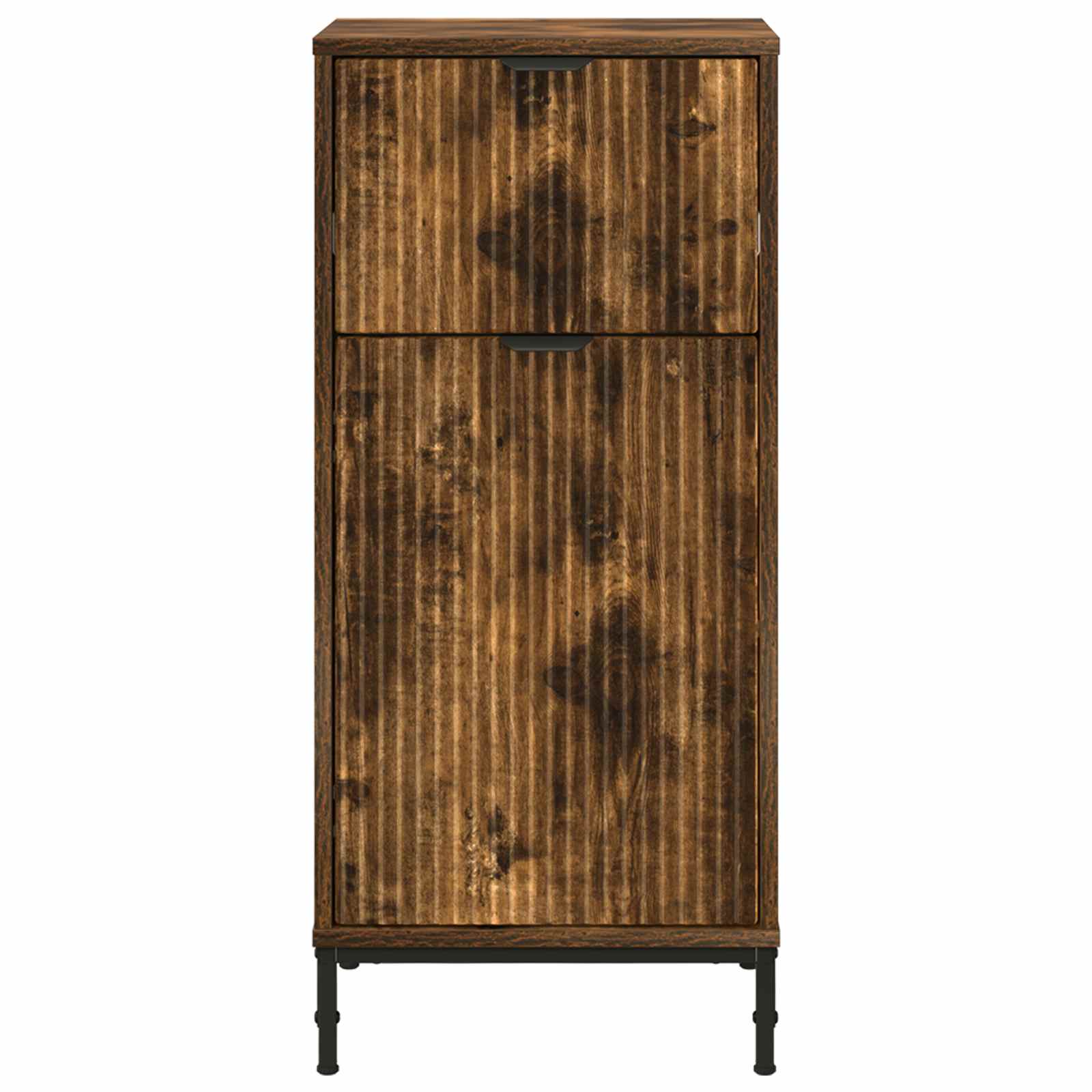 vidaXL Bathroom Cabinet Smoked Oak 39.5 x 36 x 88 cm 6
