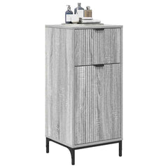 vidaXL Bathroom Cabinet Grey Sonoma 39.5 x 36 x 88 cm 3