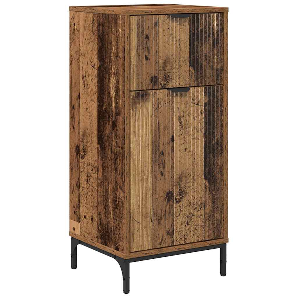 vidaXL Bathroom Cabinet Old Wood 39.5 x 36 x 88 cm 2