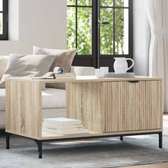 Coffee Table 90 x 49 x 46 cm Engineered Wood Sonoma oak