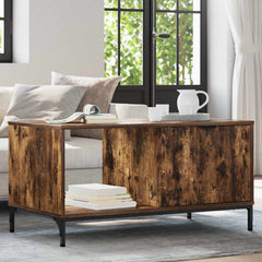 Coffee Table 90 x 49 x 46 cm Engineered Wood Smoked oak