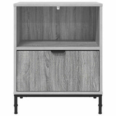 vidaXL Bedside Cabinet 2 pcs Grey sonoma 49 x 36 x 61 cm 6