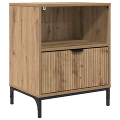 vidaXL Bedside Cabinet Artisan oak 49 x 36 x 61 cm Engineered wood 2