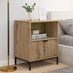 vidaXL Bedside Cabinet 2 pcs Artisan oak 49 x 36 x 61 cm 4