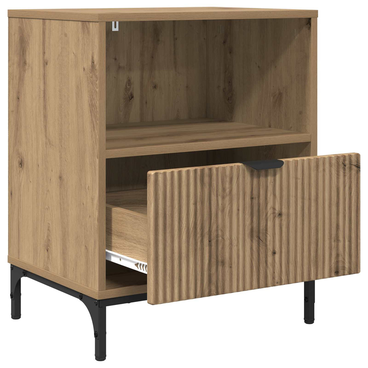 vidaXL Bedside Cabinet 2 pcs Artisan oak 49 x 36 x 61 cm 5