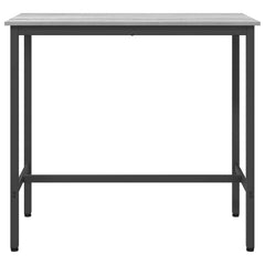 vidaXL Table Grey Sonoma 100 x 50 x 90.5 cm Engineered Wood and Steel 5