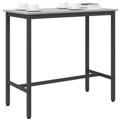 vidaXL Table Grey Sonoma 100 x 50 x 90.5 cm Engineered Wood and Steel 3