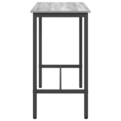 vidaXL Table Grey Sonoma 100 x 50 x 90.5 cm Engineered Wood and Steel 6