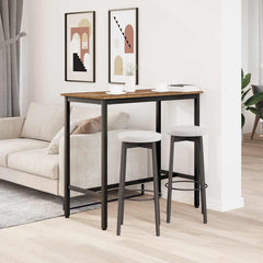 vidaXL Table Old Wood 100 x 50 x 90.5 cm Engineered Wood and Steel 4