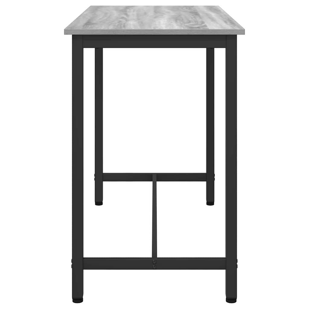 vidaXL Table Grey Sonoma 100 x 50 x 76.5 cm Engineered Wood and Steel 4