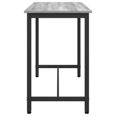vidaXL Table Grey Sonoma 100 x 50 x 76.5 cm Engineered Wood and Steel 4