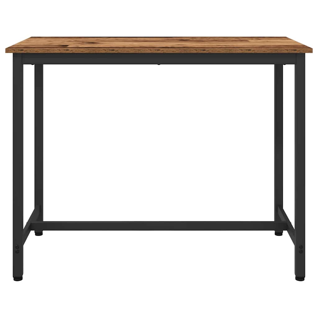 vidaXL Table Old Wood 100 x 50 x 76.5 cm Engineered Wood and Steel 3