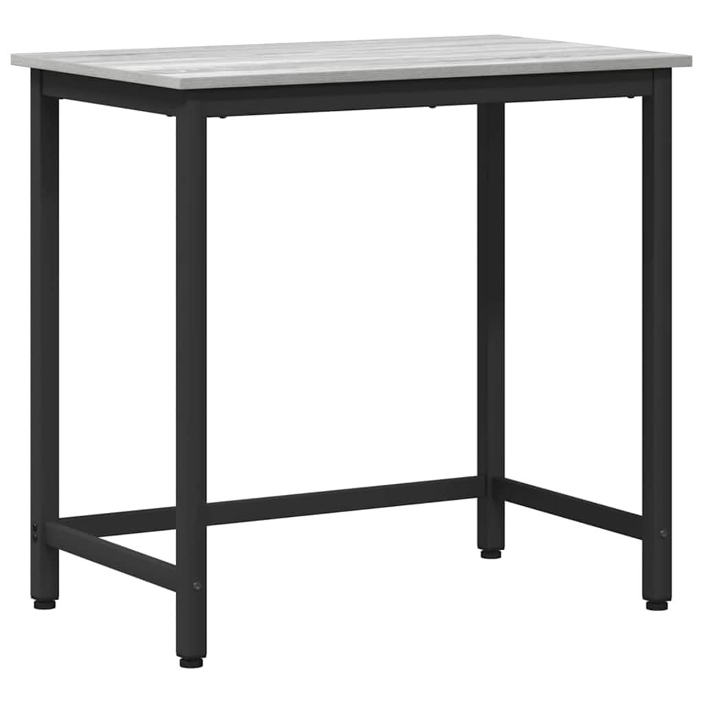 vidaXL Table Grey Sonoma 100 x 50 x 76.5 cm Engineered Wood and Steel 2