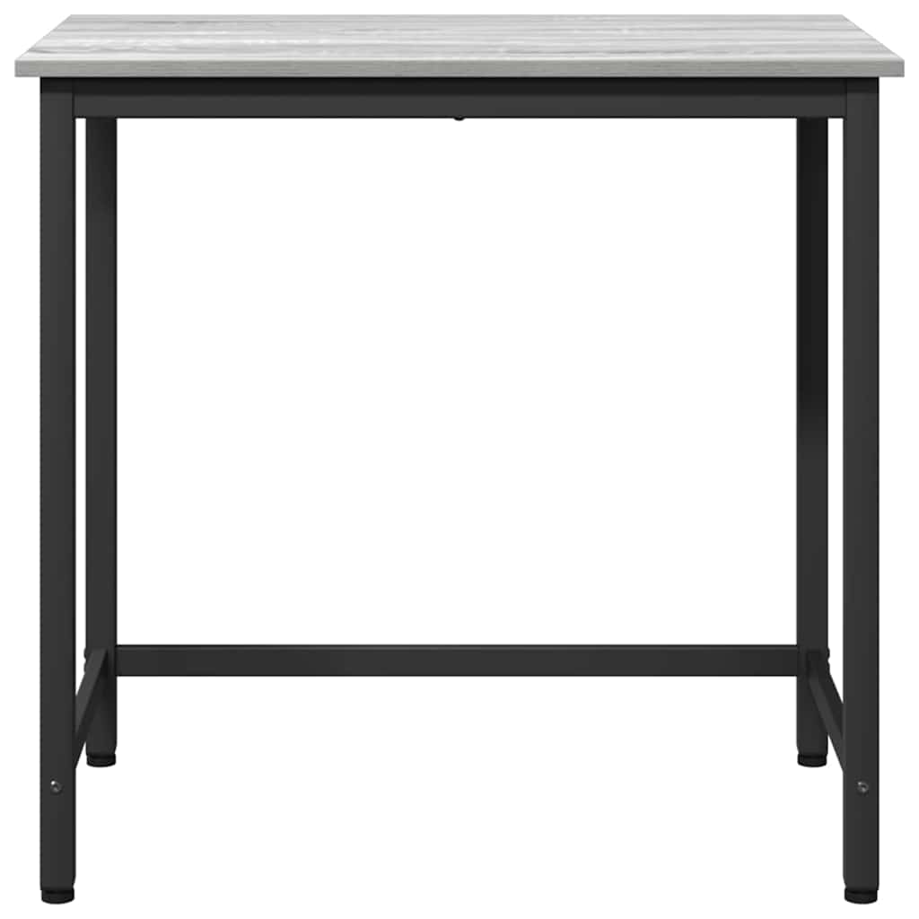 vidaXL Table Grey Sonoma 100 x 50 x 76.5 cm Engineered Wood and Steel 5