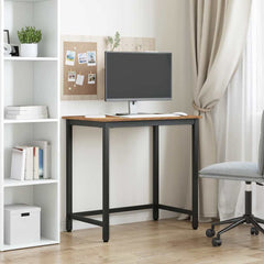 vidaXL Table Old Wood 100 x 50 x 76.5 cm Engineered Wood and Steel 4