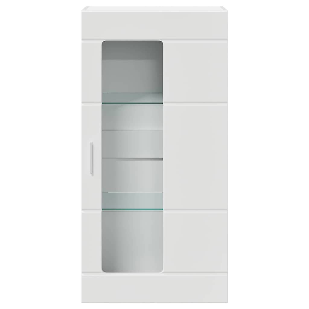 vidaXL Wooden Cabinet White Engineered Wood 6