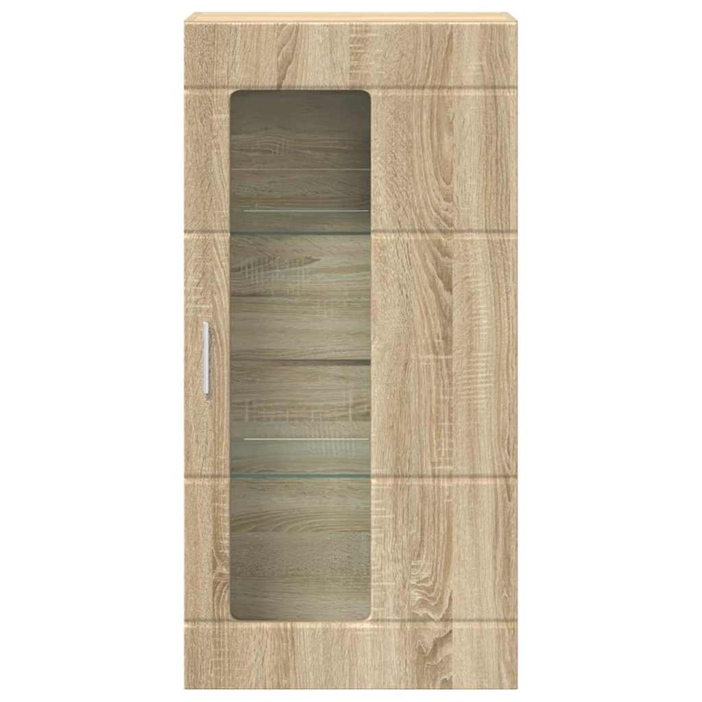 vidaXL Wooden Cabinet Sonoma Oak Engineered Wood 6