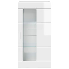 vidaXL Wooden Cabinet High Gloss White Engineered Wood 6