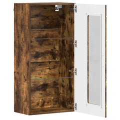 vidaXL Wooden Cabinet Smoked Oak Engineered Wood 5