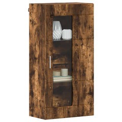 vidaXL Wooden Cabinet Smoked Oak Engineered Wood 3