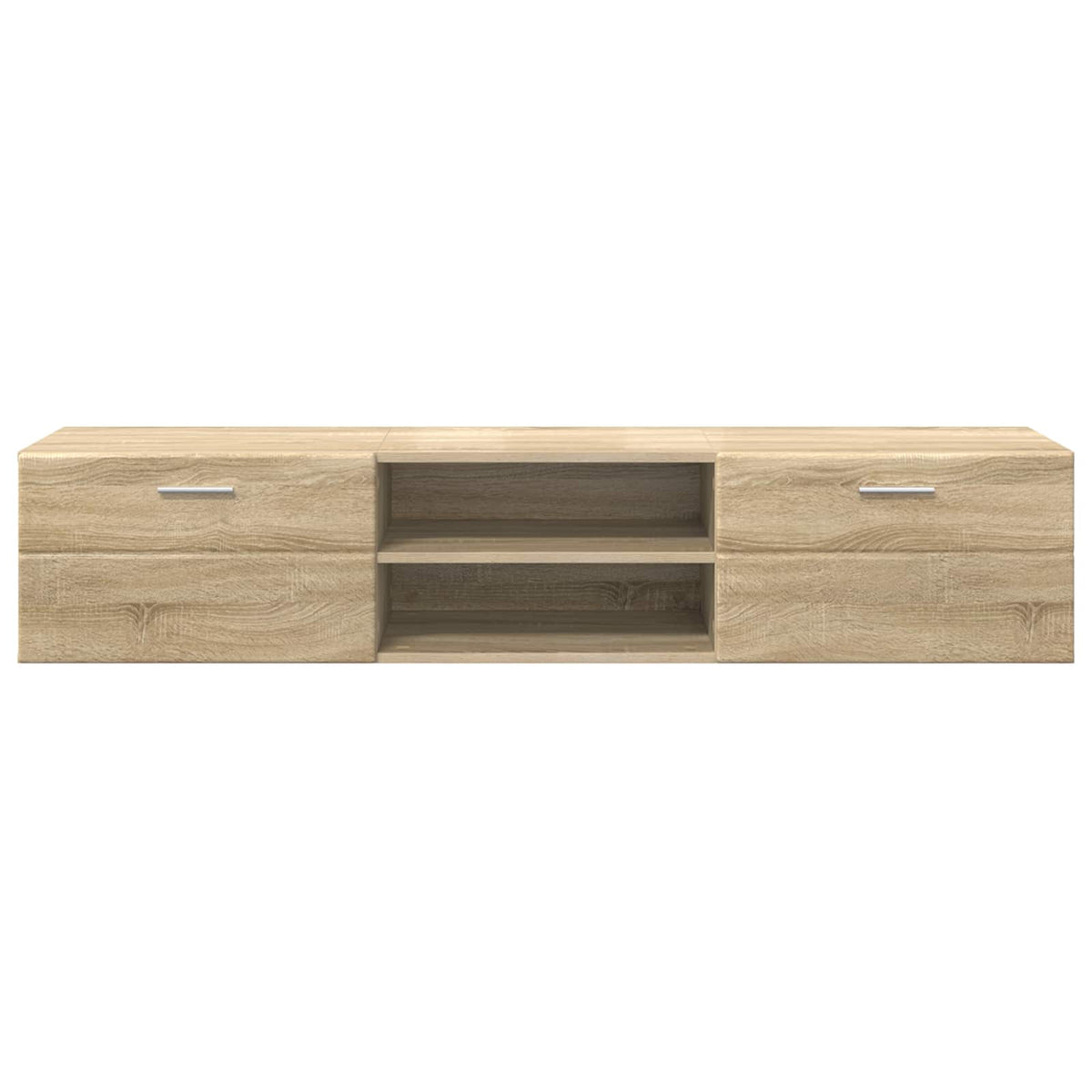 vidaXL Wooden Cabinet 150 x 39 x 30 cm Sonoma Oak Engineered Wood 6