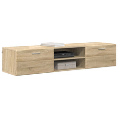 vidaXL Wooden Cabinet 150 x 39 x 30 cm Sonoma Oak Engineered Wood 3